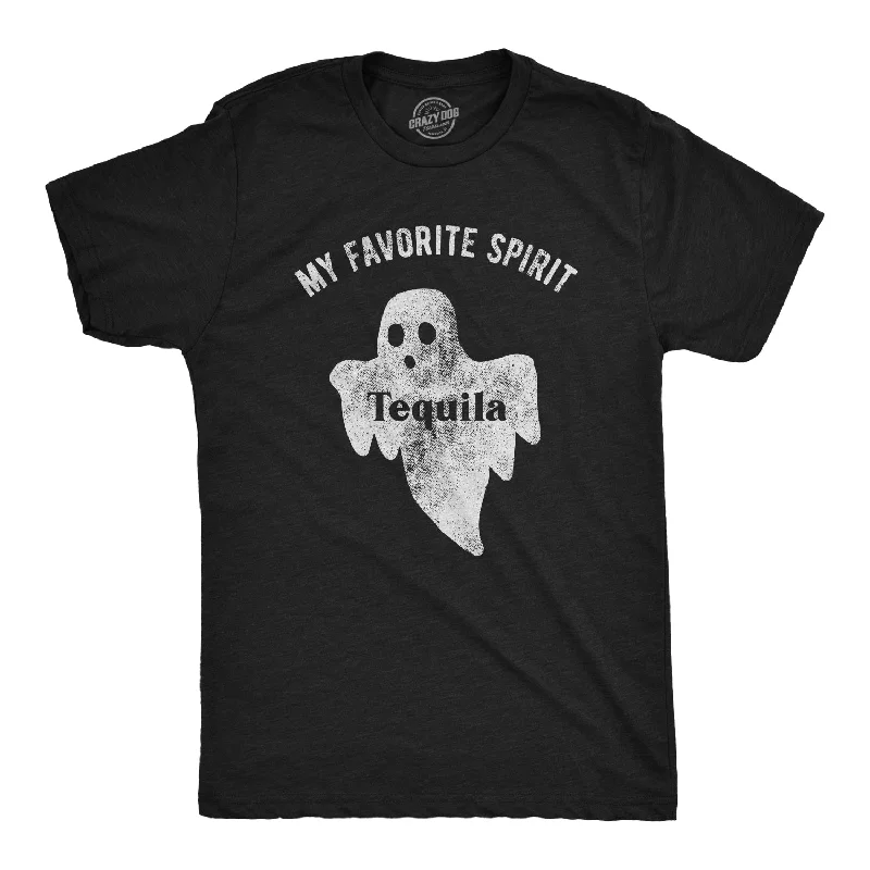 Men's eco-conscious workout t-shirt-My Favorite Spirit Tequila Men's T Shirt