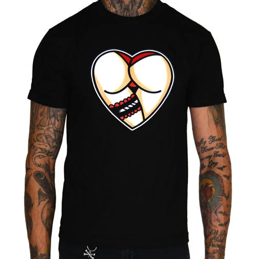 Men's premium athletic t-shirt-Heart Butt Men's T-Shirt