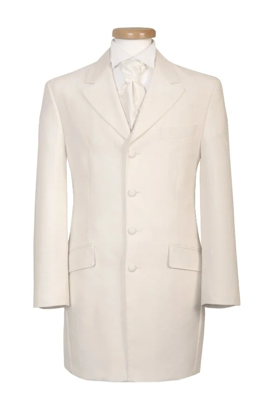 Men's sustainable field jacket-Ivory Prince Edward Jacket - Ex Hire