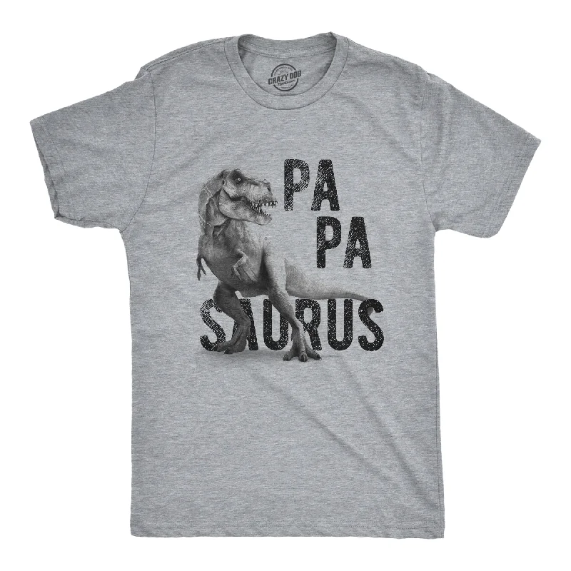 Men's workout-ready t-shirt-Papasaurus Men's T Shirt