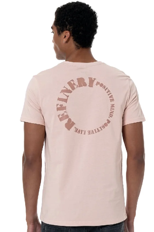 Men's lightweight gym t-shirt-Branded T-Shirt _ 157585 _ Rose