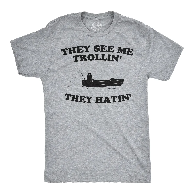 Men's lightweight gym t-shirt-They See Me Trollin' They Hatin' Men's T Shirt