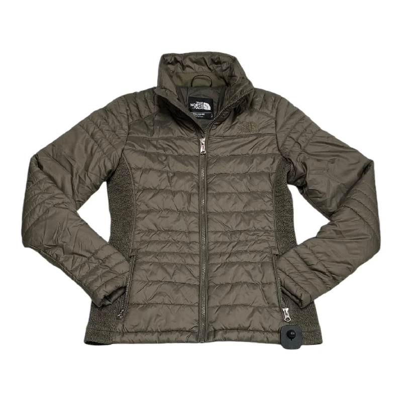 Men's ultra-lightweight jacket-Jacket Puffer & Quilted By The North Face In Green, Size: S