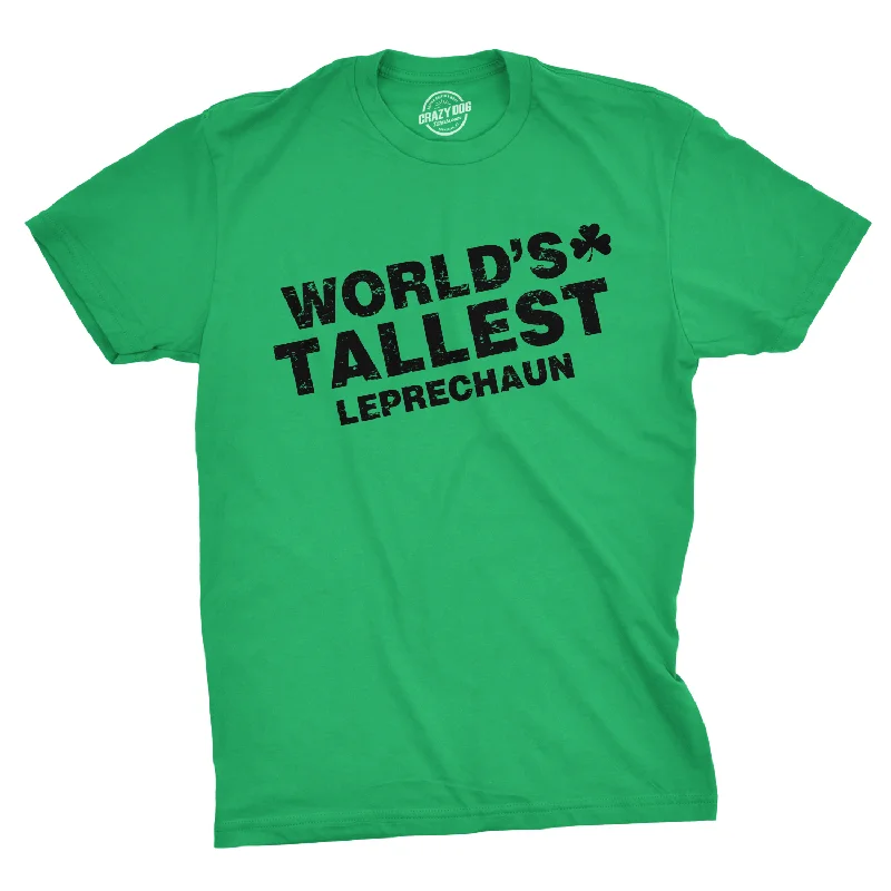 Men's workout-ready t-shirt-World's Tallest Leprechaun Men's T Shirt