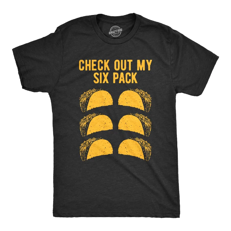 Men's workout-ready t-shirt-Check Out My Six Pack Men's T Shirt