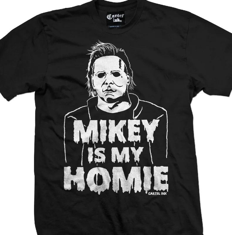 Men's modern athletic t-shirt-Mikey is my Homie Men's T-Shirt