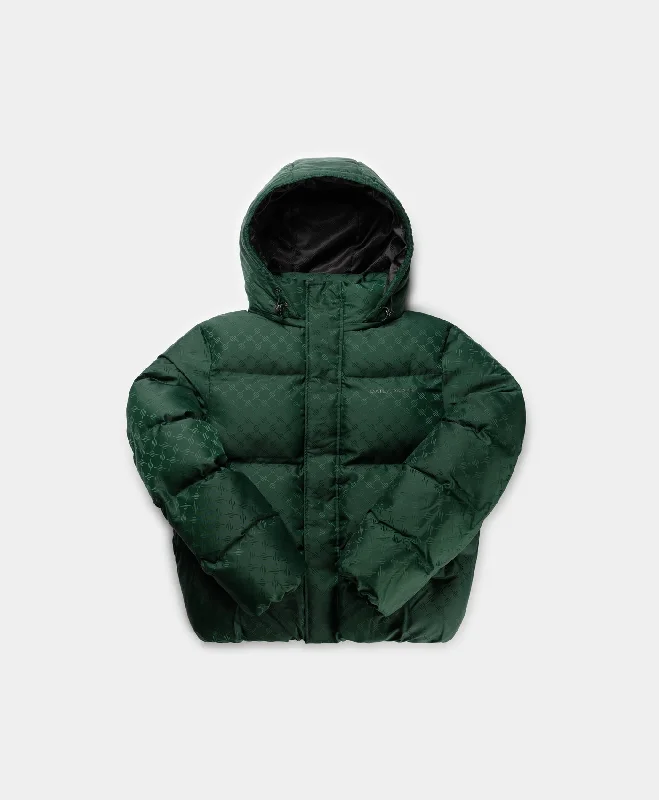 Men's high-stretch windbreaker-Pine Green Ravan Puffer Jacket