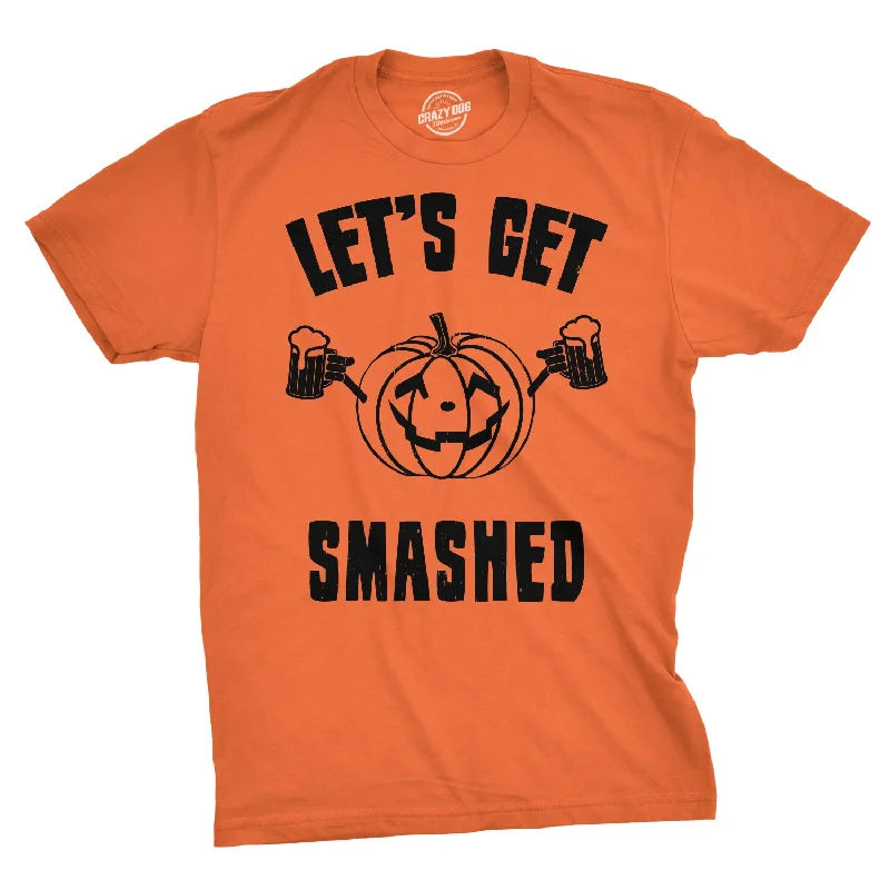 Men's summer gym t-shirt-Let's Get Smashed Men's T Shirt