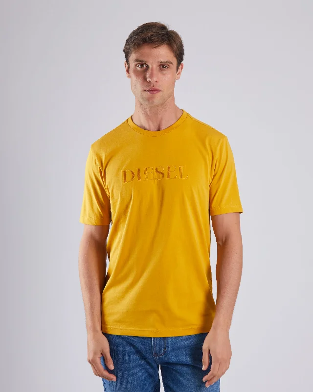 Men's relaxed fit gym t-shirt-Pearson Tee Golden Spice