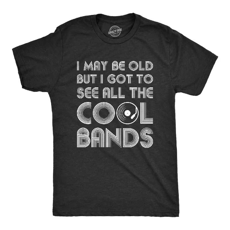 Men's ultra-lightweight workout t-shirt-I Got To See All The Cool Bands Men's T Shirt