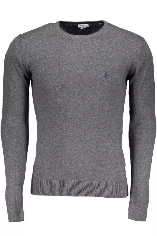 Men's breathable sweater-U.S. POLO ASSN. Elegant Cotton Cashmere Blend Men's Sweater