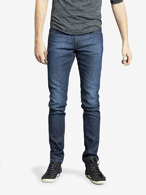 Men's wrinkle-free travel pants-Skinny Crosby Jeans