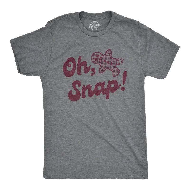 Men's modern athletic t-shirt-Oh Snap Men's T Shirt