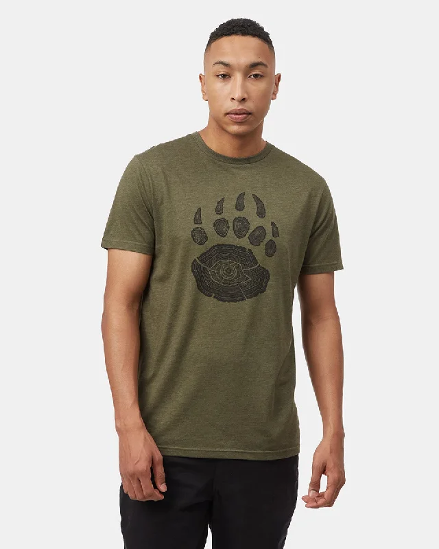 Men's tech fabric gym t-shirt-Bear Claw T-Shirt