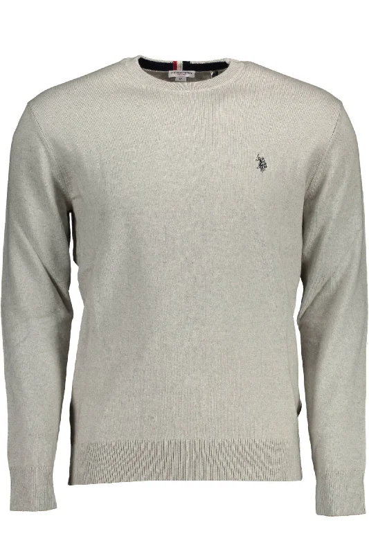 Men's UV protection sweater-U.S. POLO ASSN. Elegant  Cotton-Cashmere Men's Men's Sweater