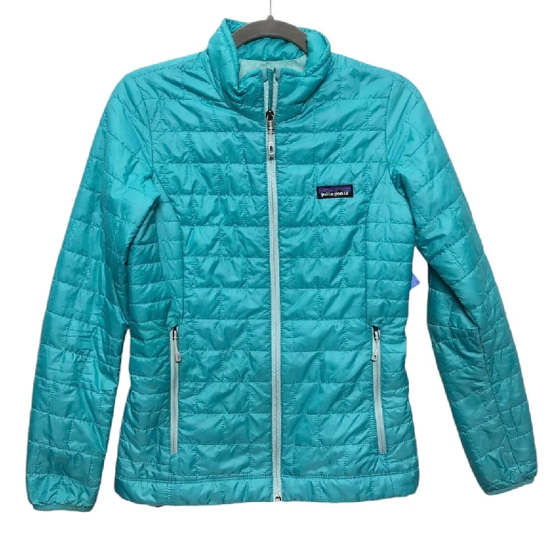 Men's lightweight hiking jacket-Jacket Puffer & Quilted By Patagonia In Blue, Size: Xxs