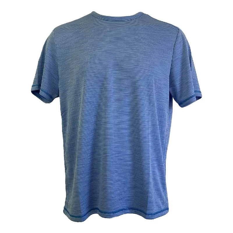 Men's performance gym t-shirt-Tommy Bahama Men's IslandZone Paradise Isles T-Shirt - Seabank Sky