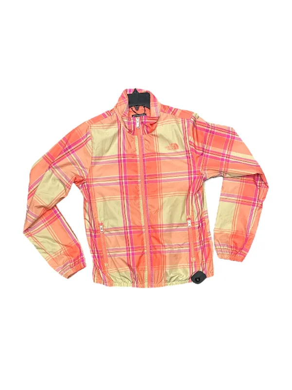 Men's versatile travel jacket-Jacket Windbreaker By The North Face In Orange & Pink, Size: S