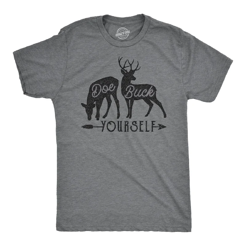 Men's sporty workout t-shirt-Doe Buck Yourself Men's T Shirt