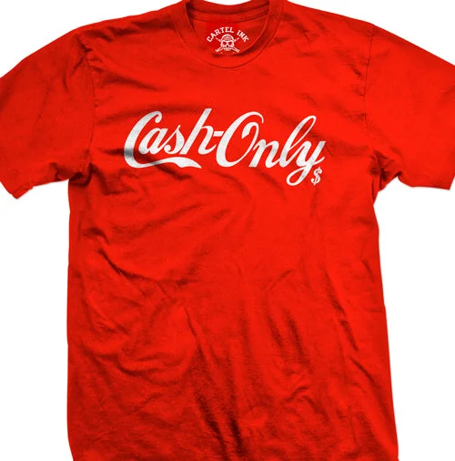 Men's sporty workout t-shirt-Cash Only Men's T-Shirt