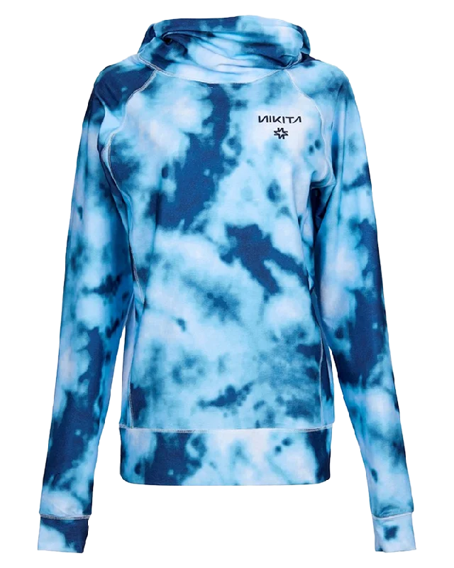 Men's football sweatshirt-Nikita Womens Post Crew - Tie Dye