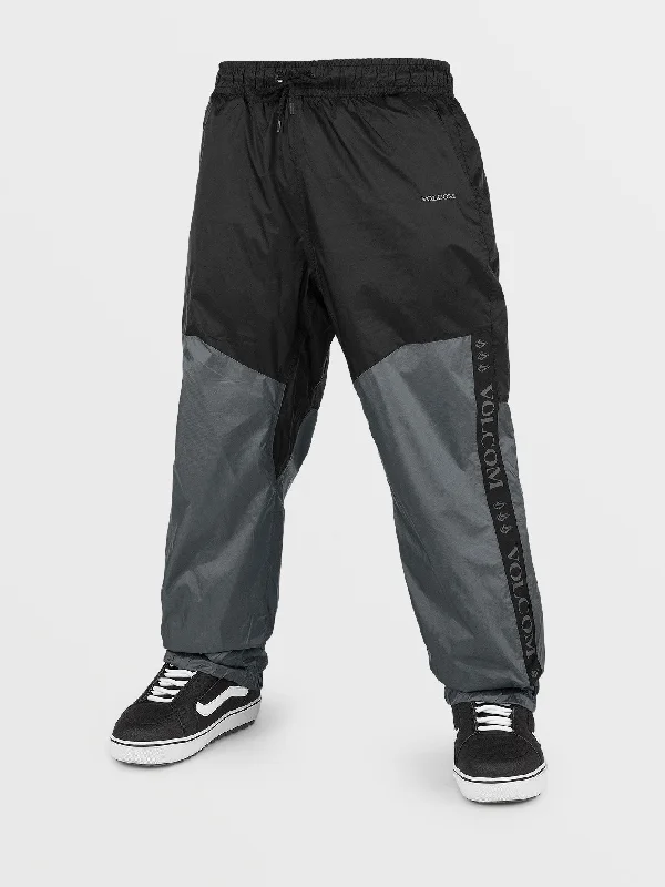 Men's sporty casual wear pants-Mens New Slashslapper Pants - Black