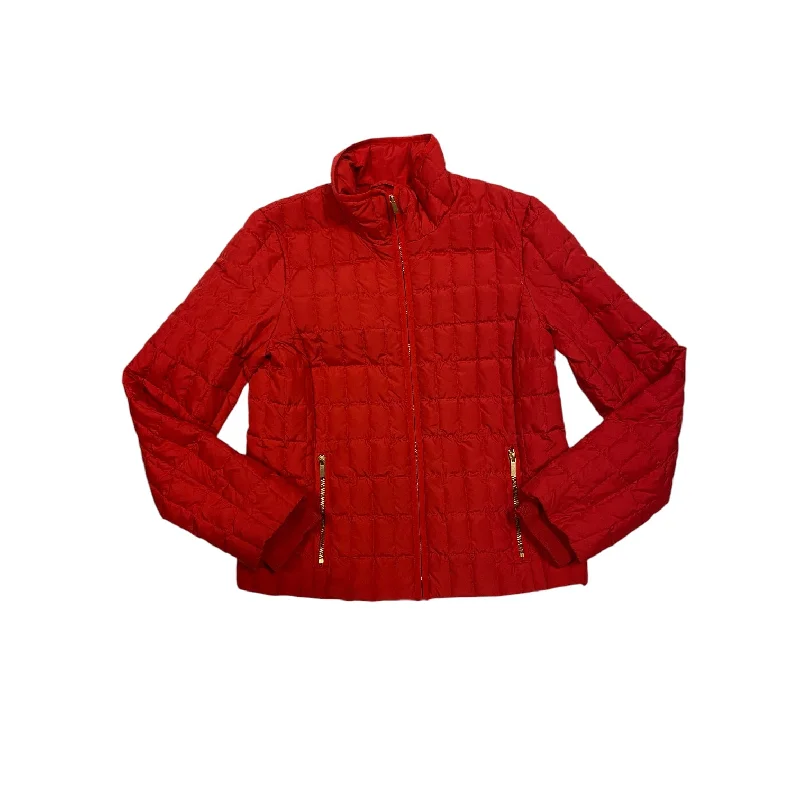 Men's lightweight running jacket-Jacket Puffer & Quilted By J. Crew In Red, Size: S