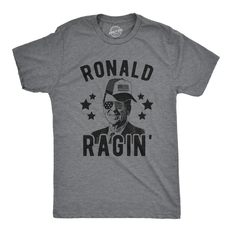 Men's fashionable active t-shirt-Ronald Ragin' Men's T Shirt