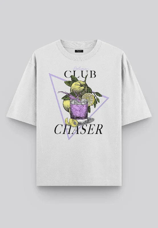 Men's sporty workout t-shirt-CLUB CHASER T-SHIRT OFF WHITE