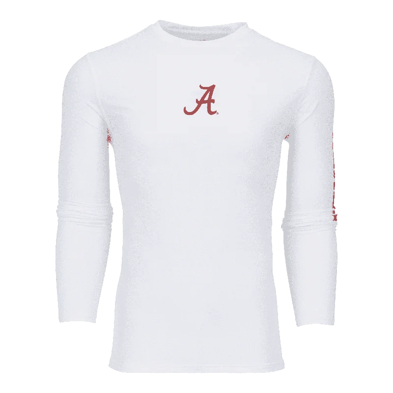 Men's fashionable active t-shirt-Alabama Roll Tide Guide Sport Long Sleeve Tee