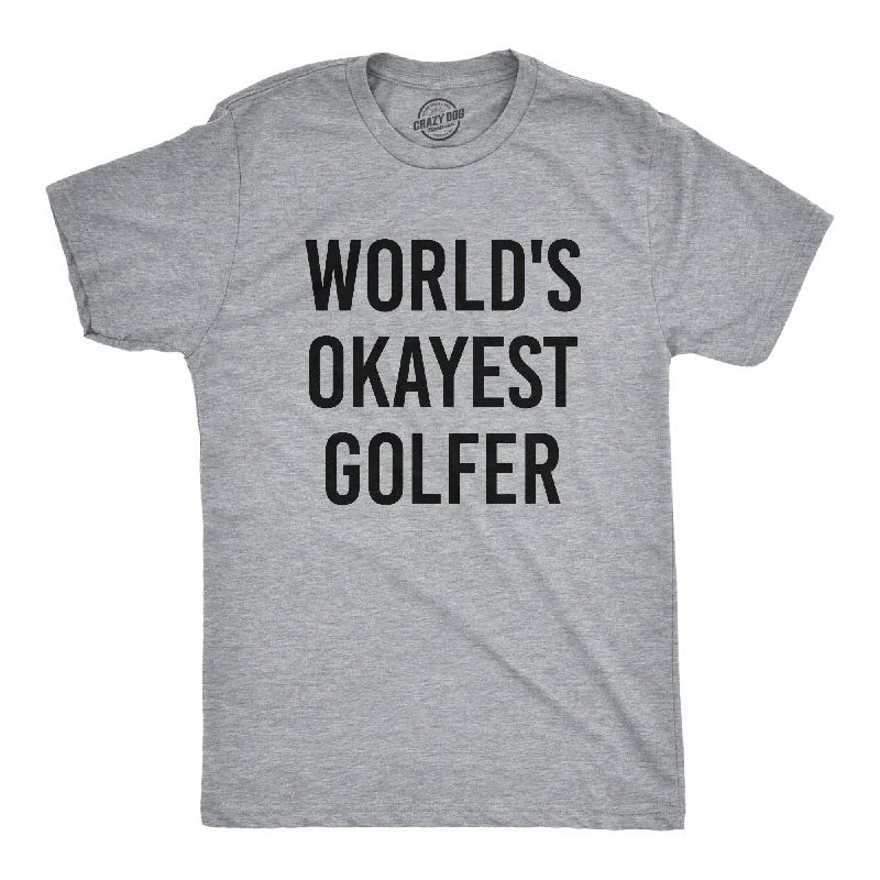 Light Heather Grey - Okayest Golfer