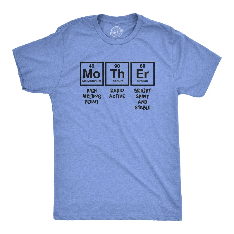 Men's organic workout t-shirt-Mother Periodic Table Men's T Shirt