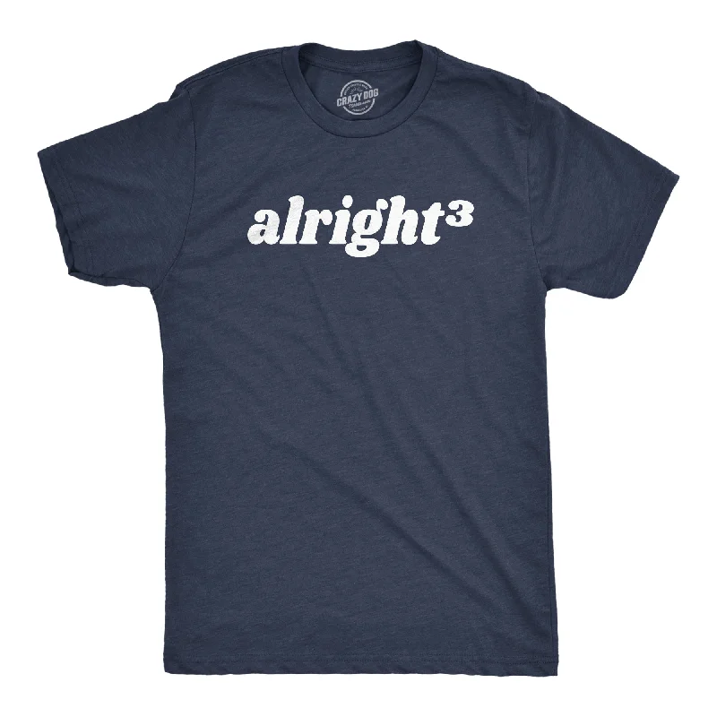 Men's versatile gym t-shirt-Alright Cubed Men's T Shirt