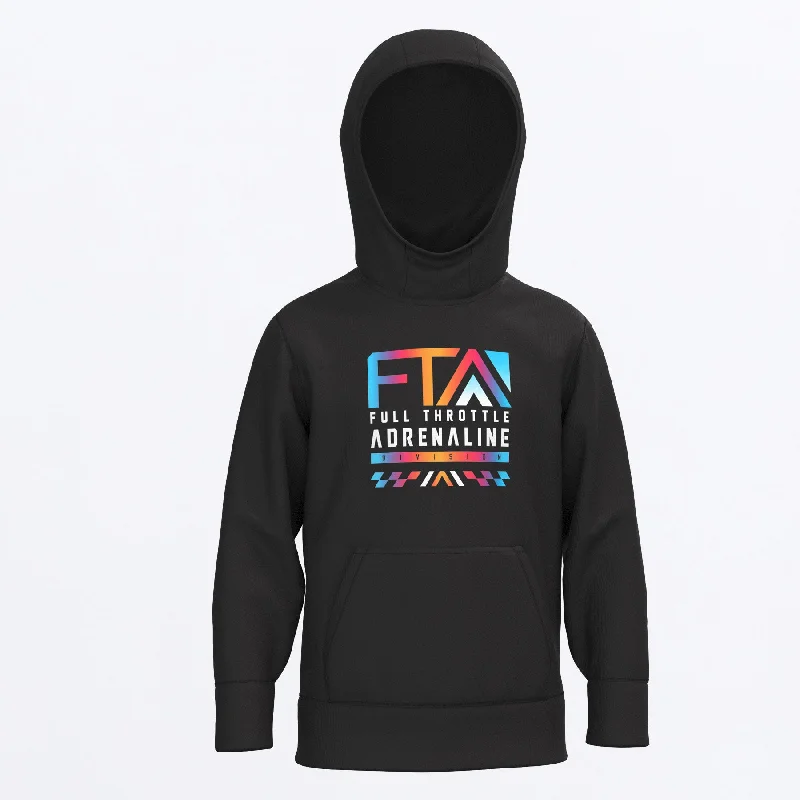 Men's relaxed fit sports hoodie-Youth STYLZ Tech P/O Hoodie