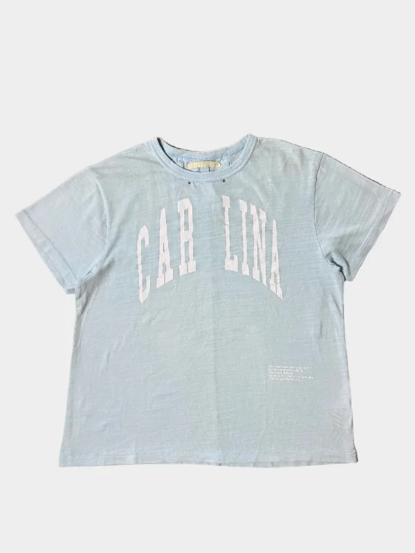 Men's workout-ready t-shirt-Ambush Collab 'Car Lina' Print T-shirt