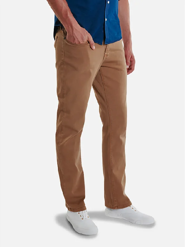 Men's performance travel pants-Straight Mercer Jeans