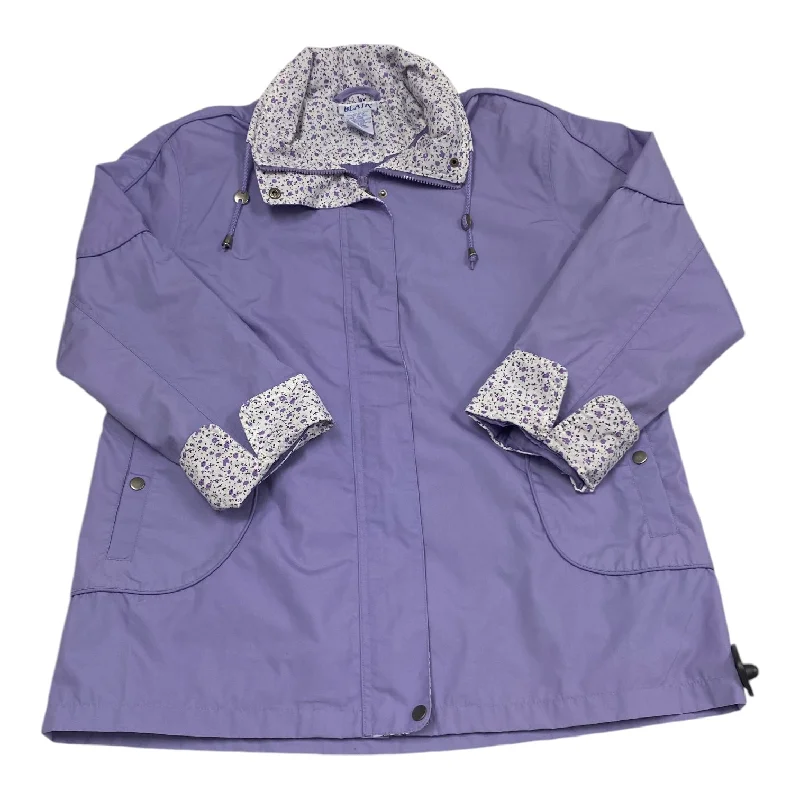 Men's pre-shrunk denim jacket-Jacket Other By Blair In Purple, Size: Large