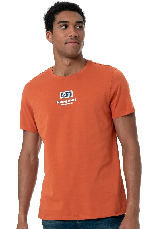 Men's fashionable active t-shirt-Branded T-Shirt _ 158105 _ Orange