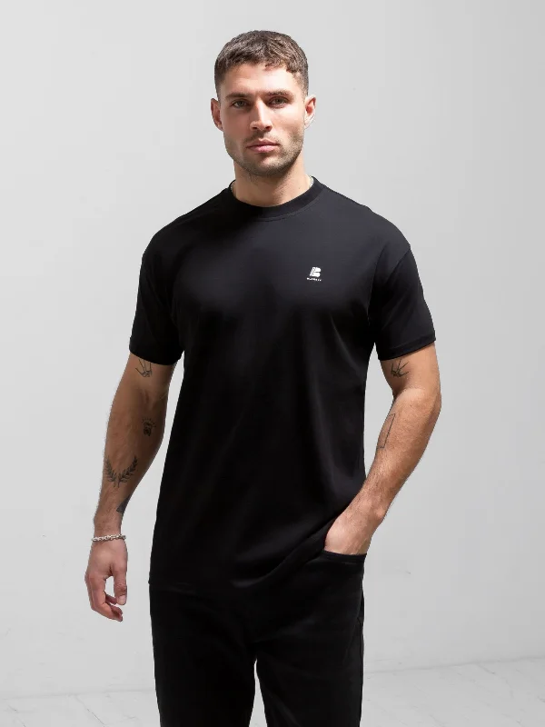 Men's fashionable active t-shirt-Apex Tech Relaxed T-Shirt - Black