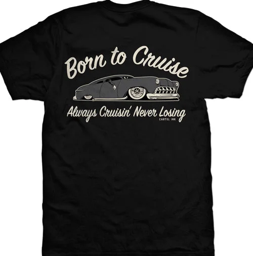 Men's comfortable activewear t-shirt-Born To Cruise Men's T-Shirt