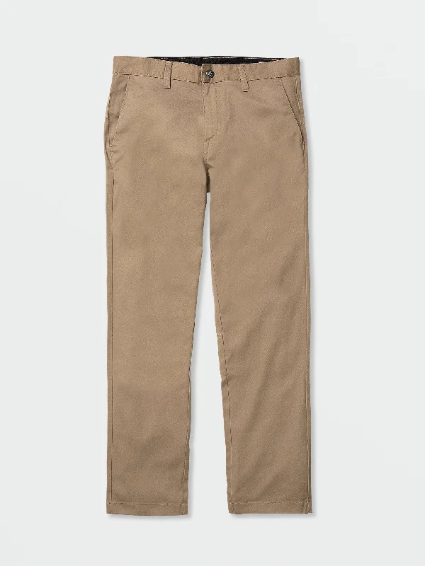 Men's gym-ready travel pants-Vmonty Stretch Pants - Khaki