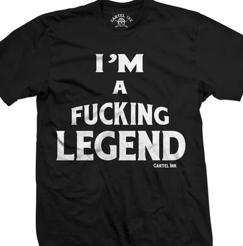 Men's premium athletic t-shirt-I'm a Fucking Legend Men's T-Shirt