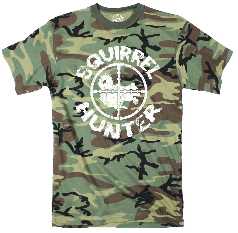 Men's summer gym t-shirt-Squirrel Hunter Men's T Shirt