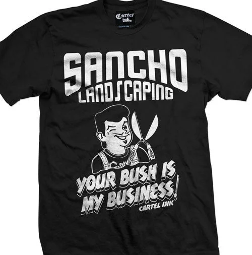 Men's workout-ready t-shirt-Sancho Landscaping Men's T-Shirt