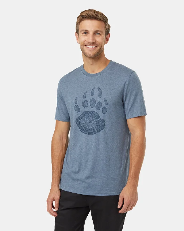 Men's modern athletic t-shirt-Bear Claw T-Shirt