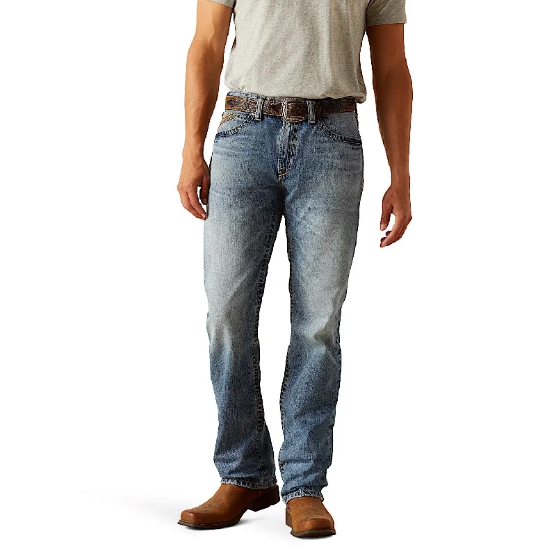 Men's eco-conscious gym pants-Ariat Men's M4 Relaxed Straight Leg Dale Jean - Adrian