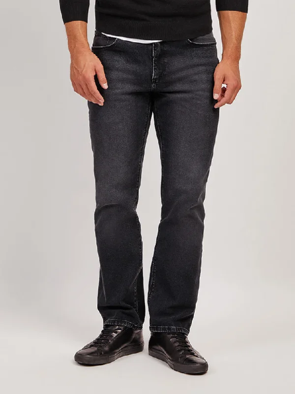 Men's tech-fabric travel pants-Straight Allen Jeans