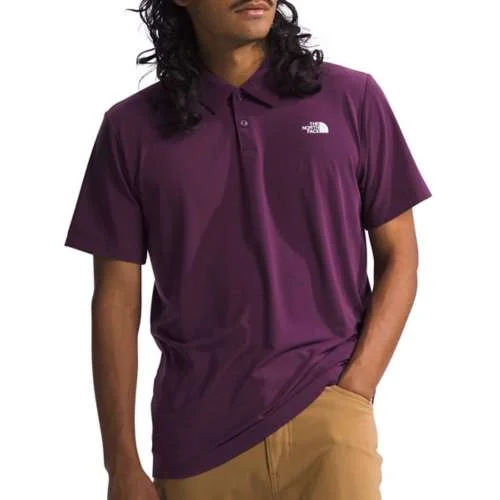 Men's modern gym polo shirt-Men's Adventure Polo - Black Currant Purple