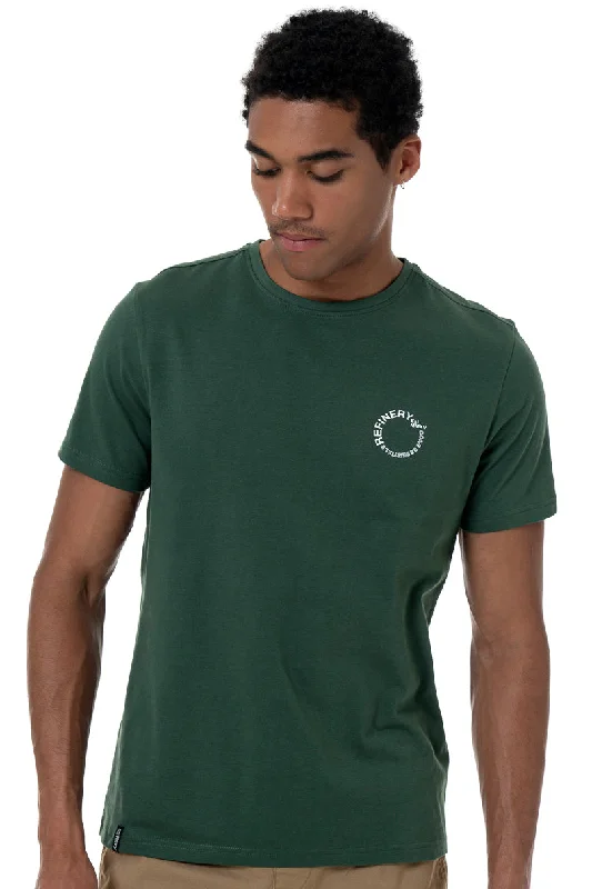 Men's gym-ready t-shirt-Branded T-Shirt _ 158597 _ Fatigue