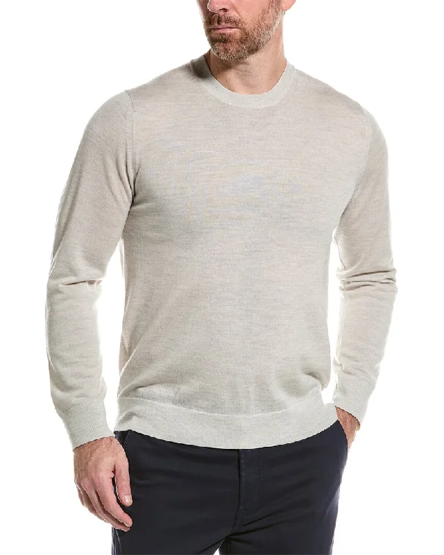 Men's anti-odor sweater-Vince Wool Crewneck Sweater